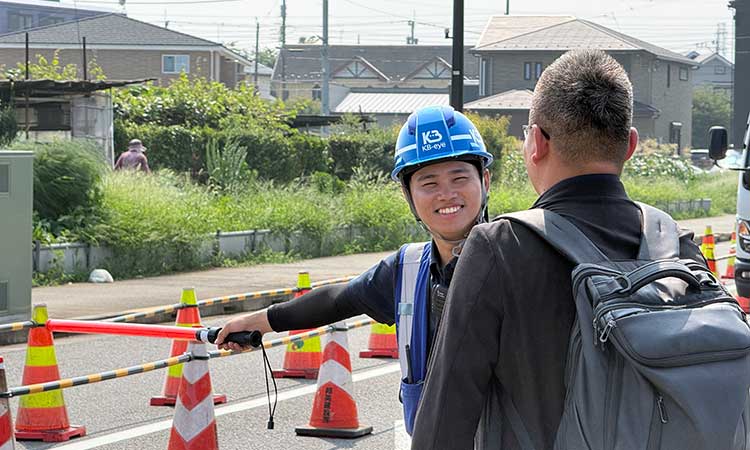 交通制御スタッフの画像